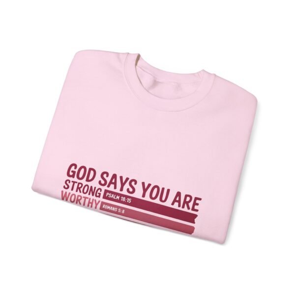 God Says You Are Crewneck | Christian Valentine Day Gifts