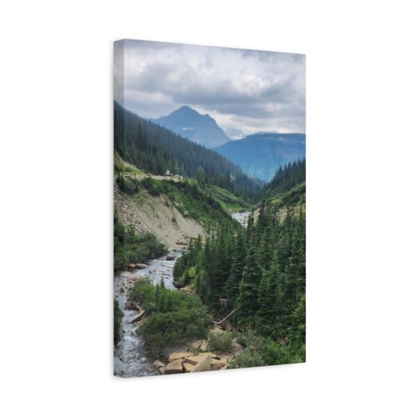 Nature Canvas Wall Art | Stunning Mountain River Scene for Modern Living Spaces
