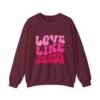 Christian Valentine’s Day Crewneck | Love Like Jesus Design
