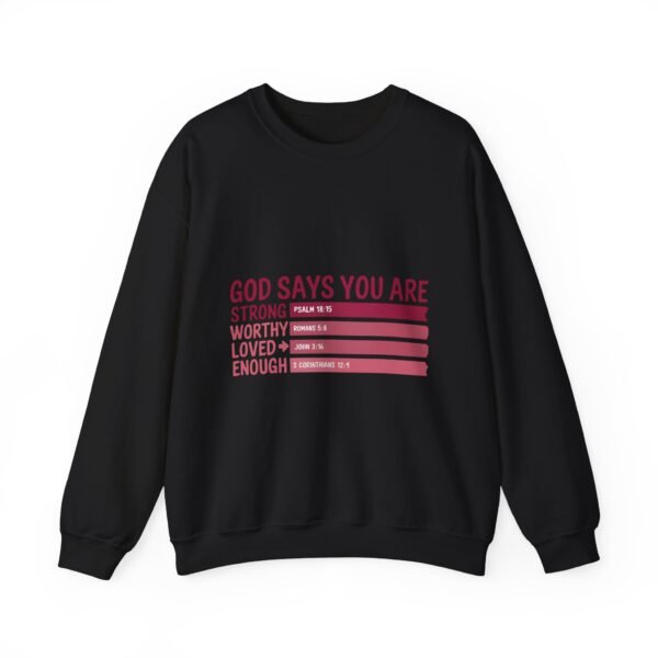 God Says You Are Crewneck | Christian Valentine Day Gifts