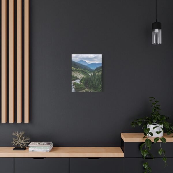 Nature Canvas Wall Art | Stunning Mountain River Scene for Modern Living Spaces
