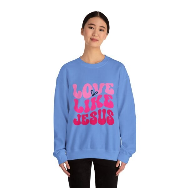 Christian Valentine’s Day Crewneck | Love Like Jesus Design