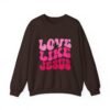 Christian Valentine’s Day Crewneck | Love Like Jesus Design